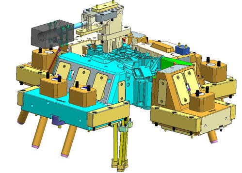 模具经典之作 汽车空调壳体模具结构剖析